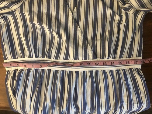 Madewell Striped Tiered Maxi Size 16 Plus Size Dress Summer Dress NWT - Picture 8 of 9