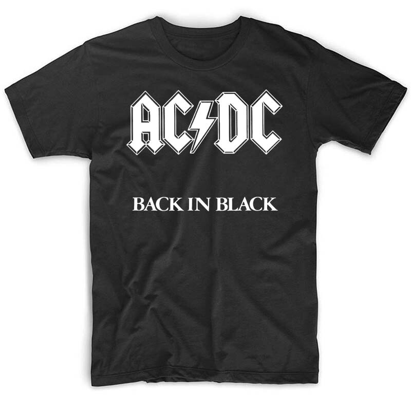 【AC/DC】Tシャツ⑥ Sサイズ AC/DC Back In Black T shirt BLACK album cover LOGO | eBay