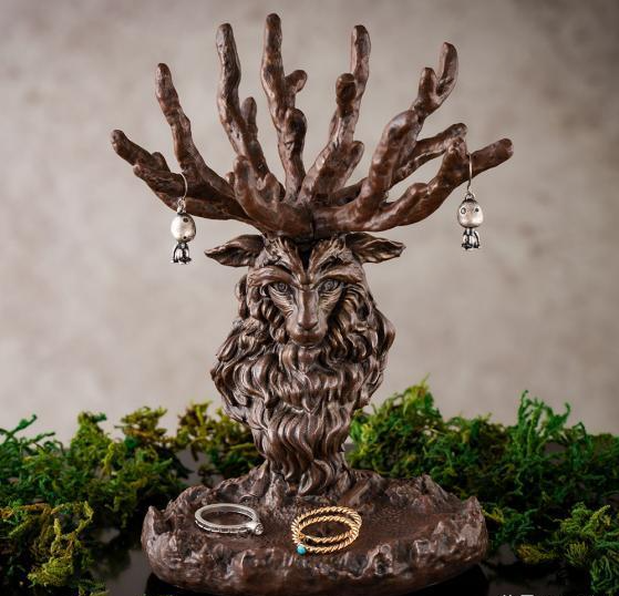 Ghibli Princess Mononoke Forest Spirit Accessory Tray Figure