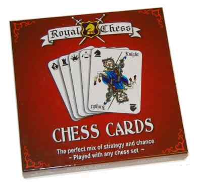 Royal Chess : Chess Cards .. Add poker strategy & chance to any chess set