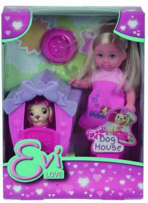 Simba Puppe Evi Love Dog House Hund mit Hundehütte 105735867