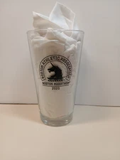 RARE Adidas 124th Boston Marathon 2020 Beer Pint Glass 16oz ,6 in
