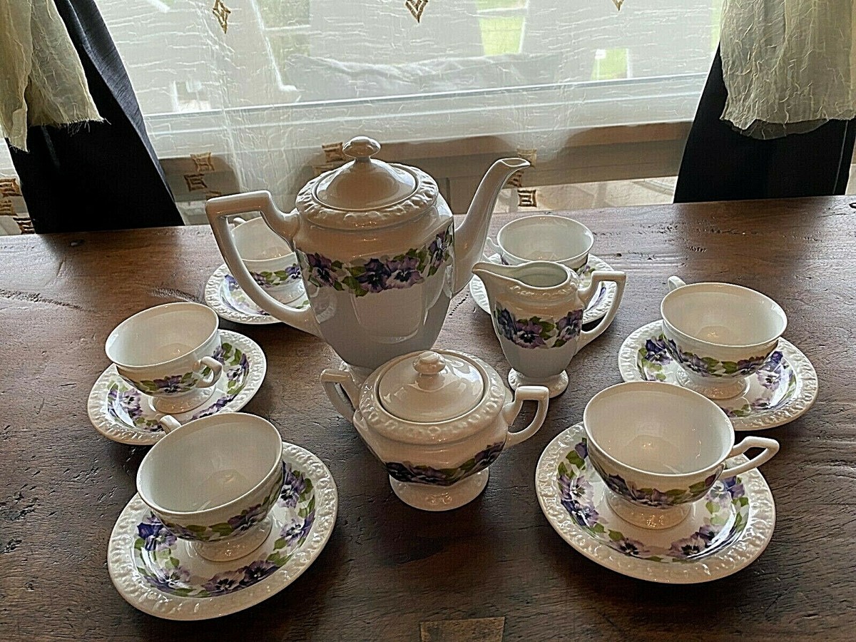 Classic Rose Collection Rosenthal for 6 Purple Pansies | eBay