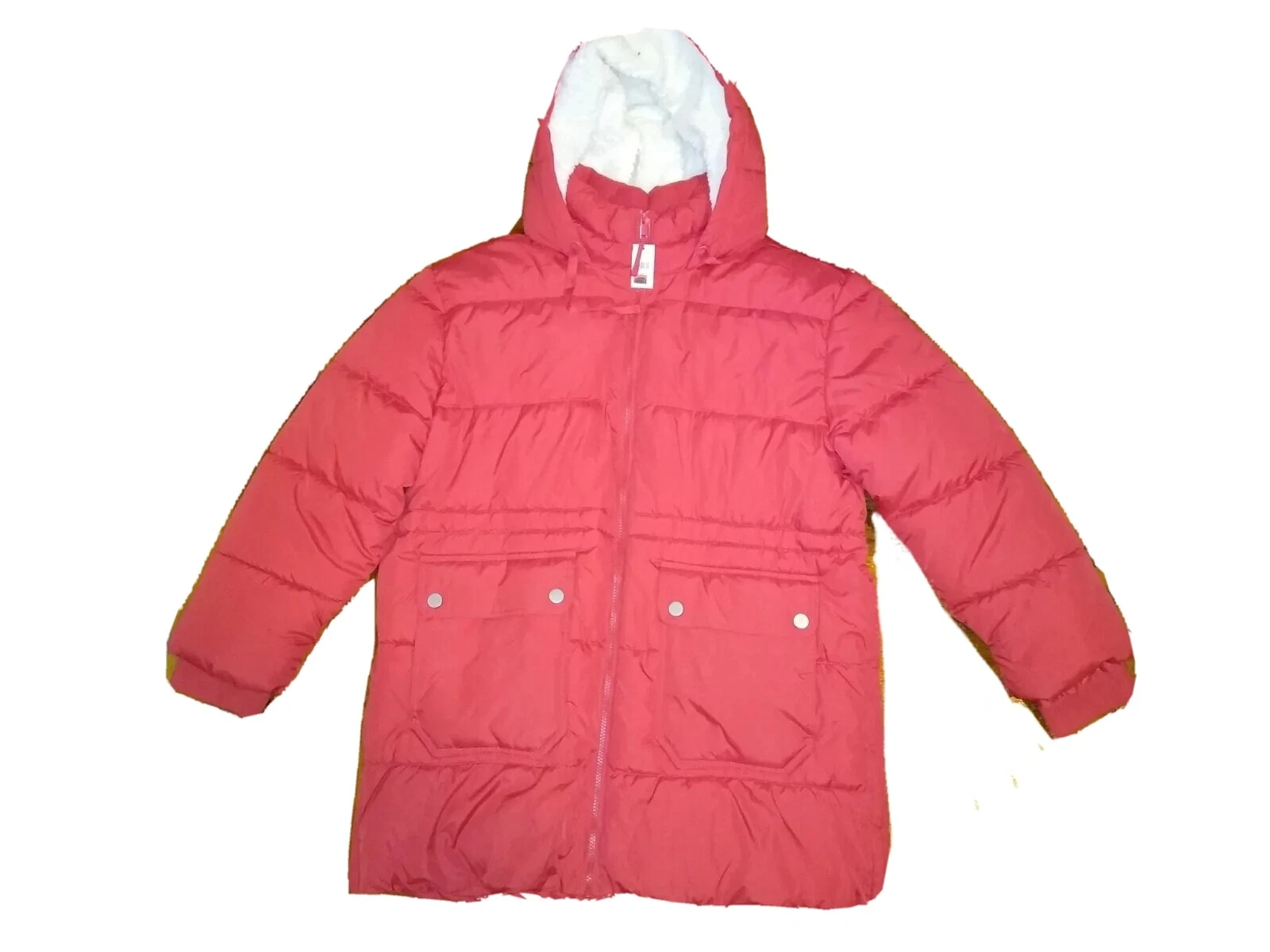 Gap Hooded Winter Jacket Men's Size X-Large Color Red