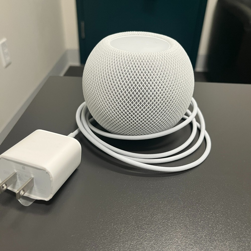Apple HomePod mini Wi-Fi Bluetooth Siri Smart Home Speaker White A2374