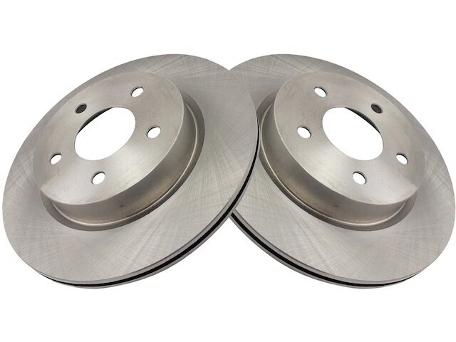 TRQ Rear Brake Rotor Set for 2019 Nissan Rogue Sport 74MXPZ