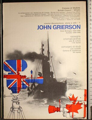 GRIERSON. KINOMARKE UND STUDIOKONFERENZ. AA.VV. BRITISH COUNCIL.