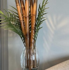 Flame Cured bamboo pole 2.5” Diameter Indoor Outdoor Materials 1 ft to 8 ft