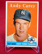 Andy Carey 1958 TOPPS Baseball Card #333 VG