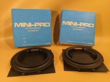 Pair Mini Pro Colortran Accessory Four Leaf Barndoor In Box 118-016
