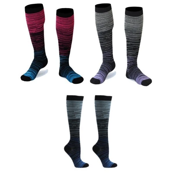 Graduated Compression Socks – 3 Pairs for Travel, Sports & Daily Comfort - Image 2 of 4