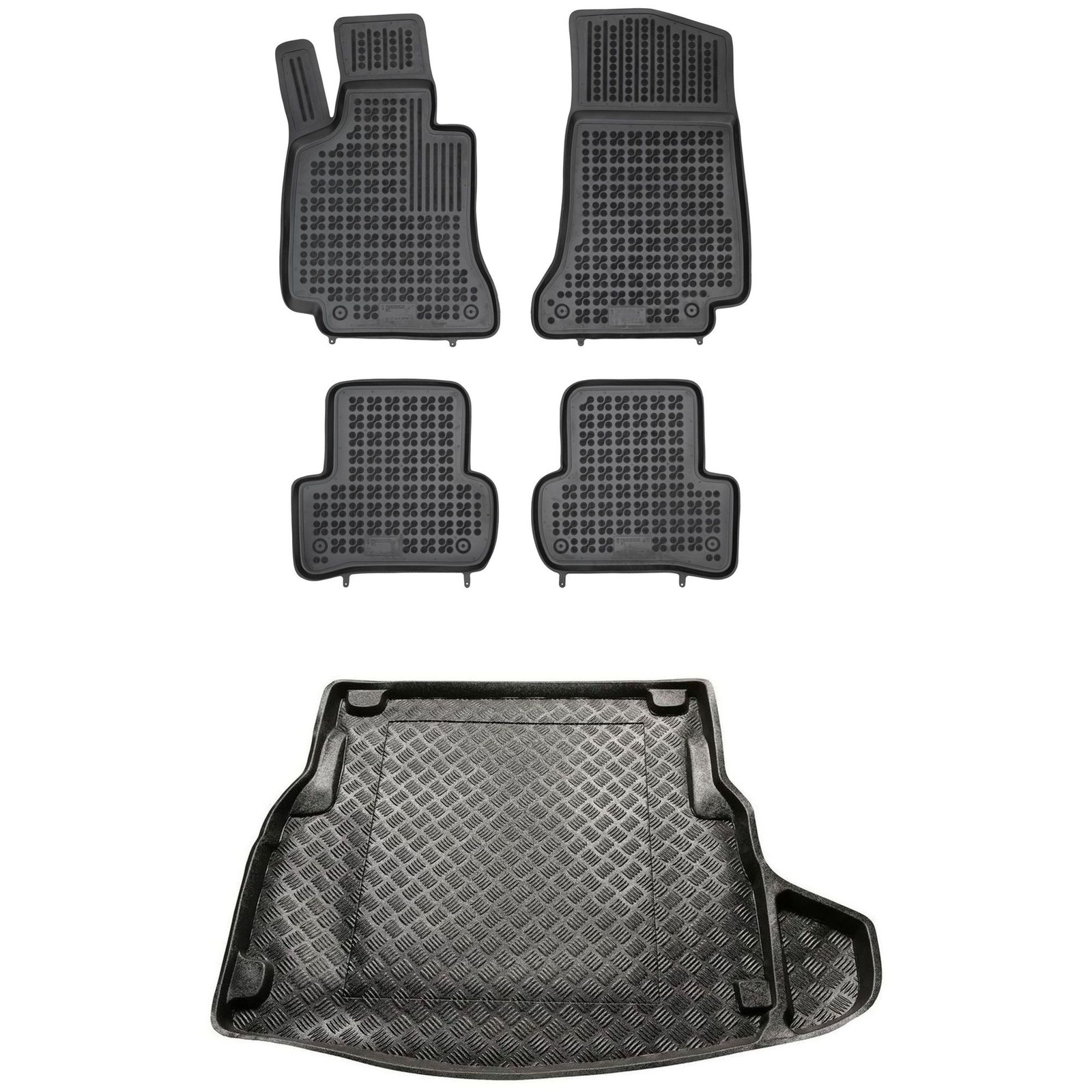 Tapis de sol Mercedes C W204 en PE étanche pour les sorties outdoor en famille