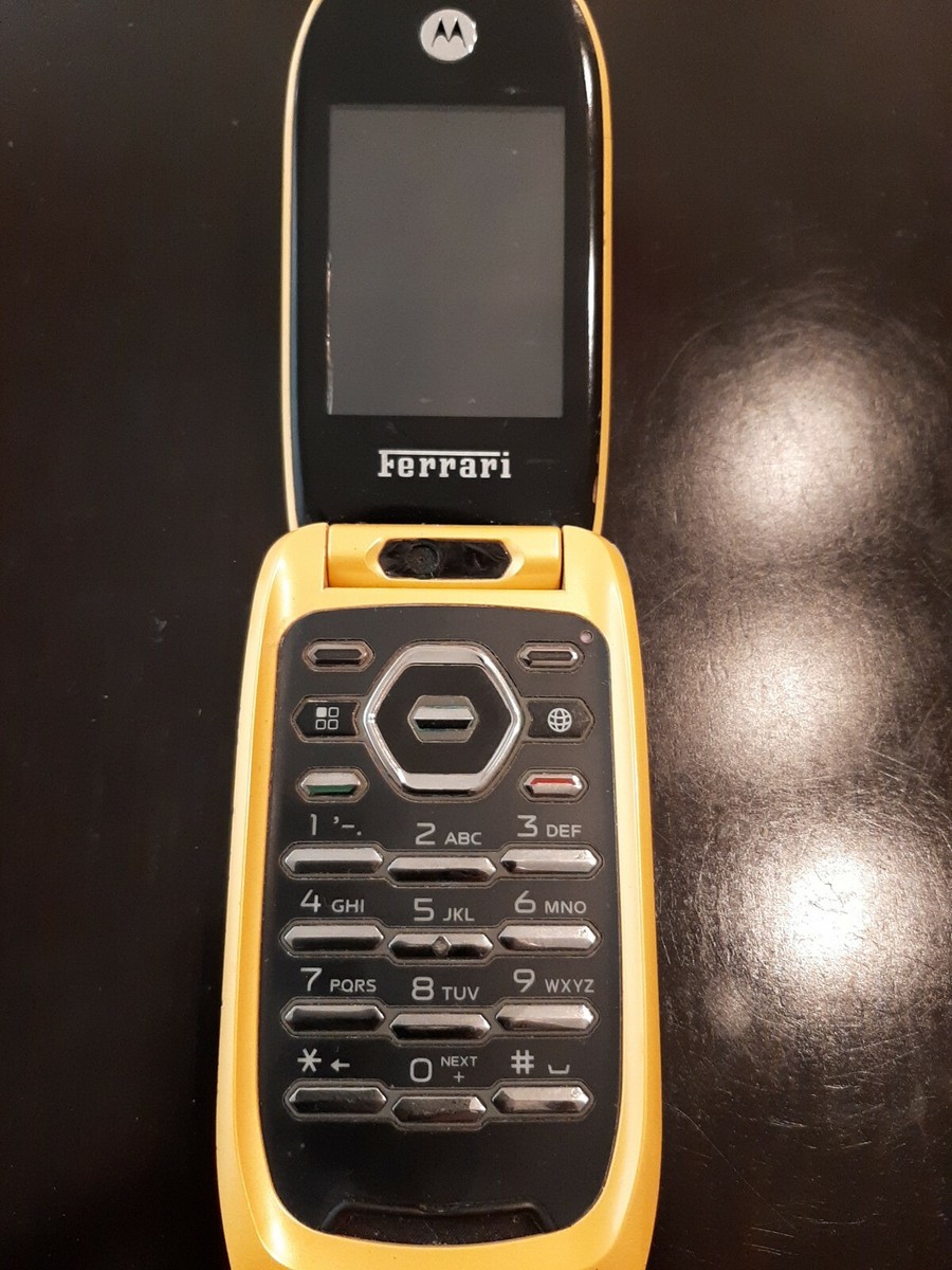 Motorola スマートフォン Nextel Motorola i897 Ferrari Flip Cellular Yellow | eBay