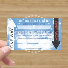 THE ONE WAY CLUB MEMBERSHIP CARD