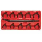 LTI by Milton@ 10 Piece SAE Shockit Crows Foot Set - Heavy Duty Industrial Hydra