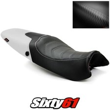 Copertura Sella Triumph Speed Triple 2008 2009 2010 Bianca Luimoto Carbonio