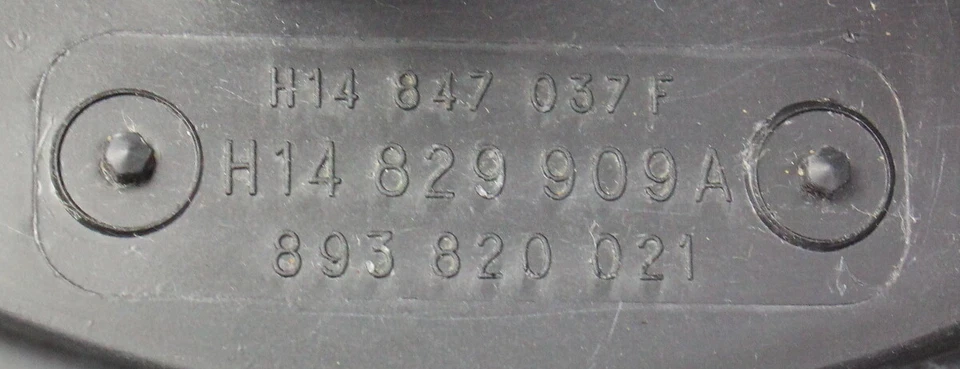 Ventilador calentador tablero motor 92-96 VW Eurovan Audi 90 A4 Cabriolet 893 820 021 Foto 3 de 4