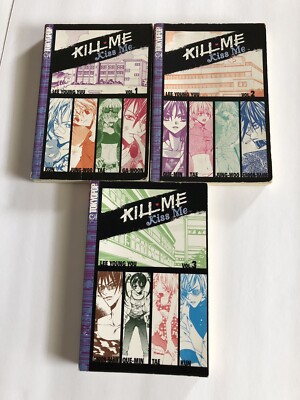 Kill Me, Kiss Me Volumes 1-3 Tokyopop Manga English