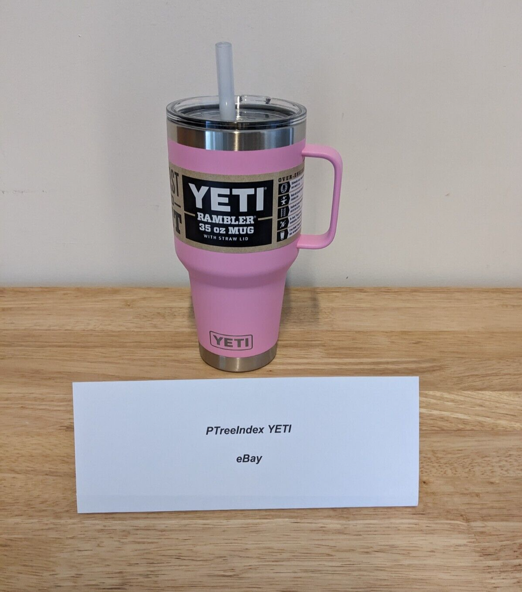 YETI Rambler 35oz Mug with Straw Lid - Power Pink (Limited