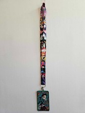 TANJIRO KAMADO DEMON SLAYER LANYARD WITH ID HOLDER KEYCHAIN ANIME NEW