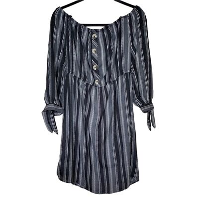 multicolor off the shoulder dress A-Line Multicolor Off-The-Shoulder Dress Multicolor / FR 52