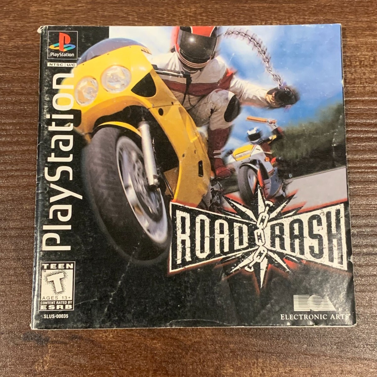 Notice Jeu Vidéo Road Rash - PlayStation 1 (PS1) - Bon état - Manuel D'origine
