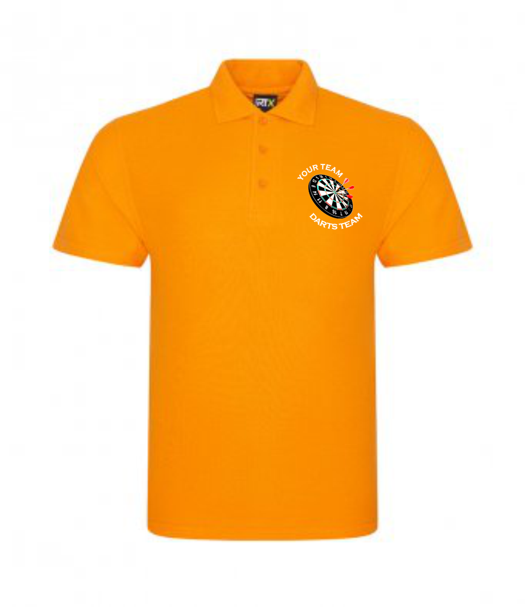 Personalised Darts Polo Shirt With Logo Choose Your Team Name 12