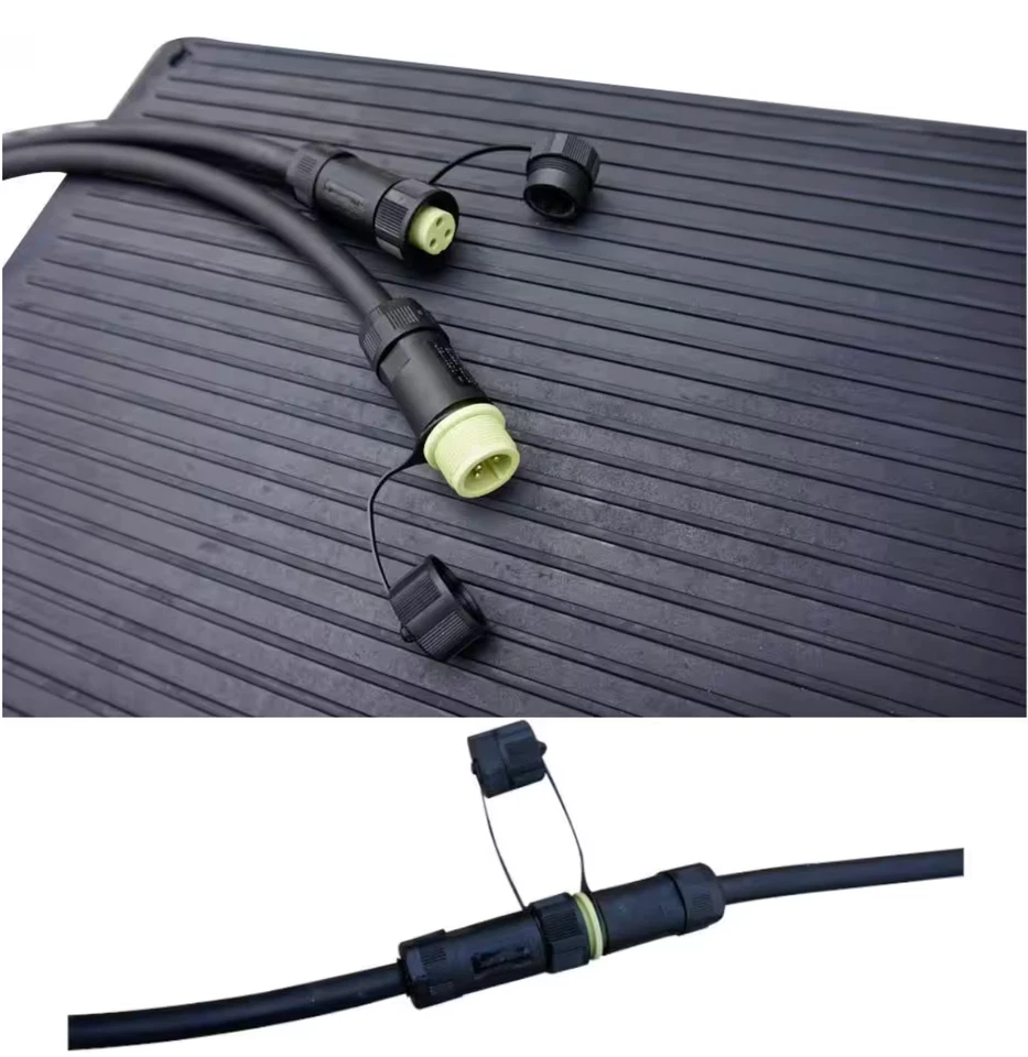 Alfombra de fusión de nieve 23"x40" Dr Infrarrojo Calefacción Goma Alfombra de fusión Foto 2 de 4