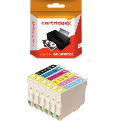 6 Nicht-OEM Tintenpatronen Set für Epson Stylus Photo R200 R220 R300 R300M R320