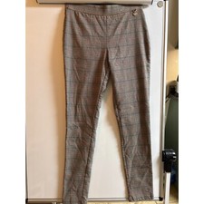 Tommy Hilfiger women's size 8 straight leg gray pants plaid
