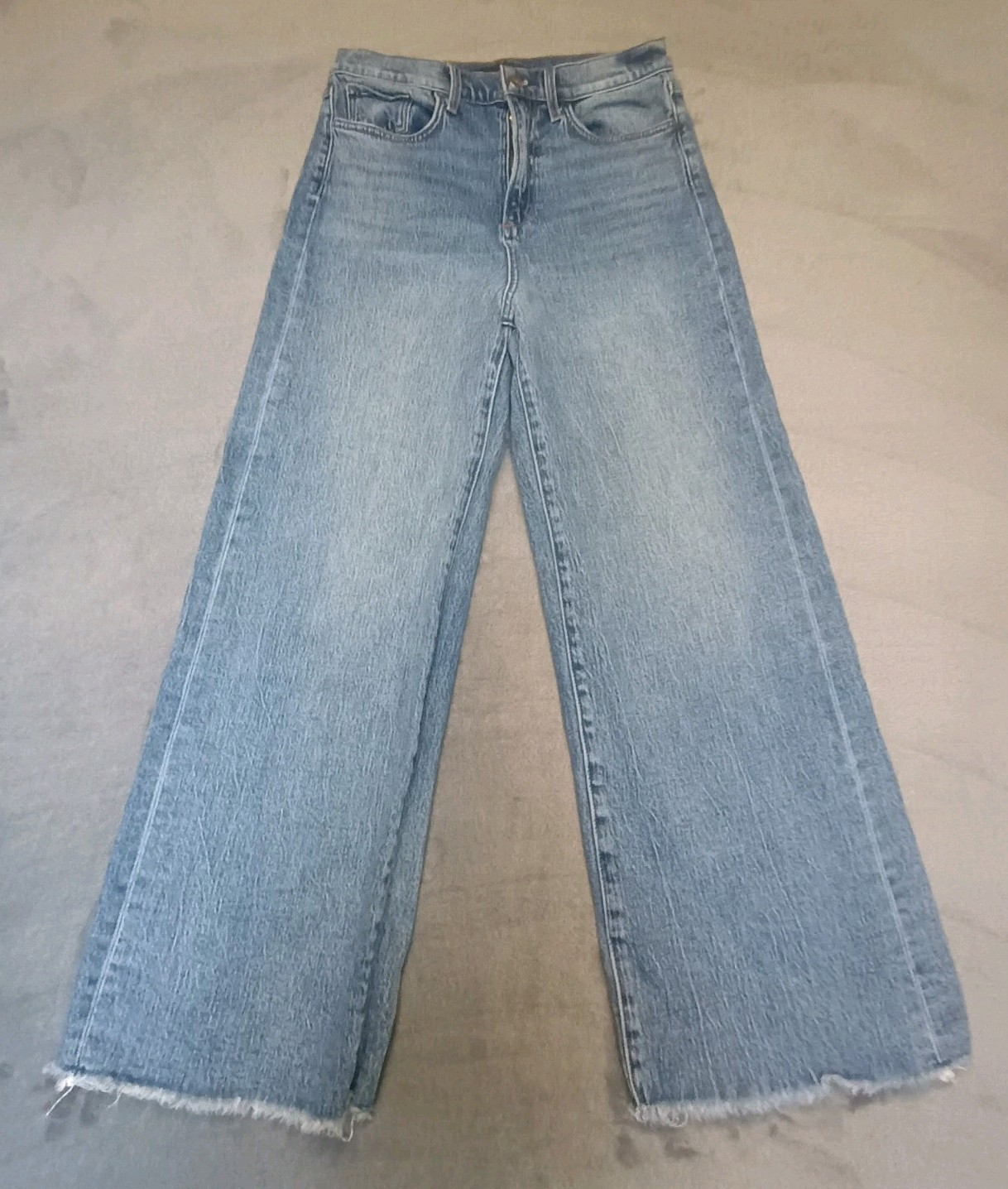 Joe's Jeans The Mia High Rise Wide Leg Ankle Raw Hem Grandstand Women's 29