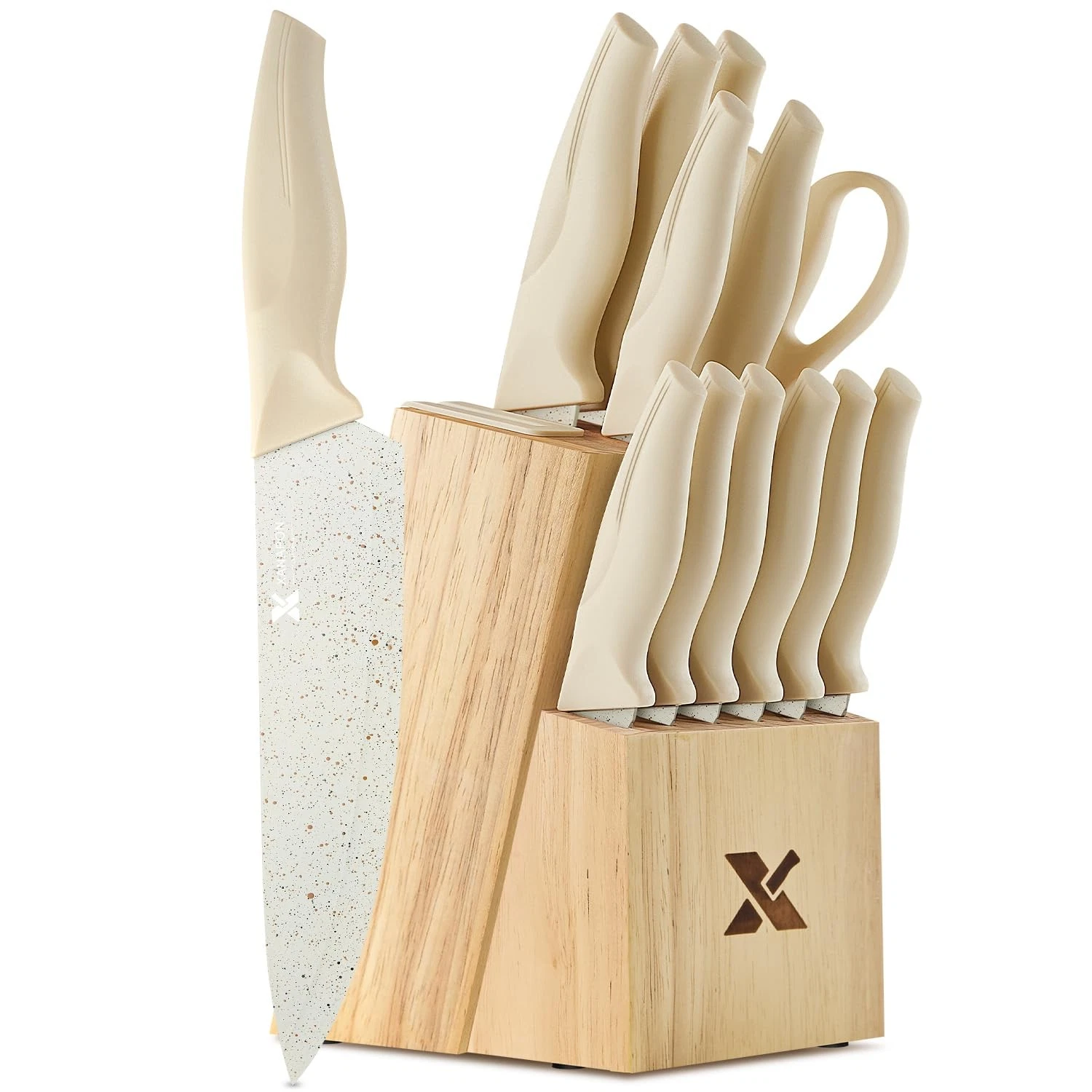 Set, Dishwasher Safe Kitchen Set, CreamWhite Ergonomic Handle and Ceramic-Coa...
Opens in a new wind