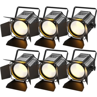 200W COB 2in1 Par Light DMX512 Bar DJ  Disco Party Stage Lighting with Barn Door