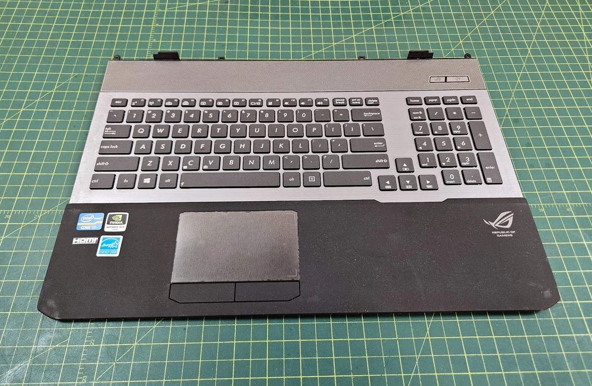 klávesnice Billentyűzet Asus G75 G75V G75J fekete/ezüst határ MAGYAR