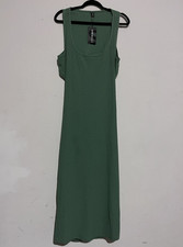 SHEIN SXY Green Maxi Dress Sleeveless Cut Out Scoop Neck Strappy Pullover 2XL