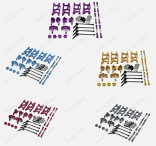 For 1/14 LC Racing WLtoy 1/12 Alloy suspension arm/Steering Knuckle pull rod Kit