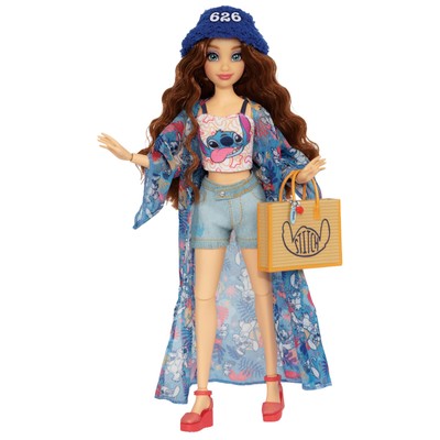 Dolls Disney 100 - Stitch 11.5'' Tall with 13 Points of Articulation, Two Comp...