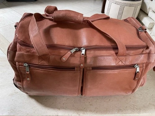 Canyon Outback Leather Large Trolley Duffle Bag