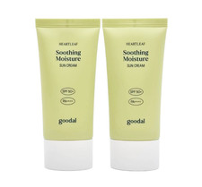 Goodal Heartleaf Soothing Moisture Sun Cream 50ml x 2ea SPF50 PA K-Beauty
