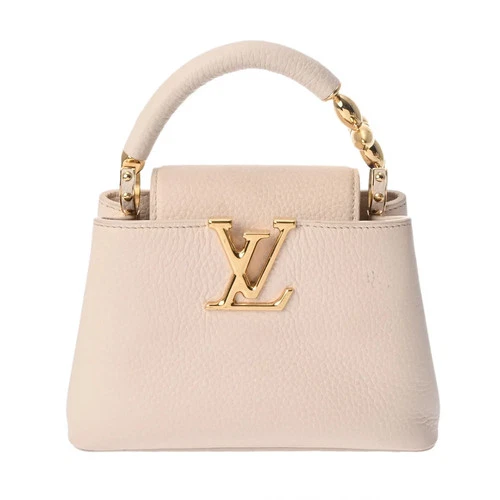 LOUIS VUITTON Capucines MINI Quartz Tripont Leather Ladies Bag #W1020