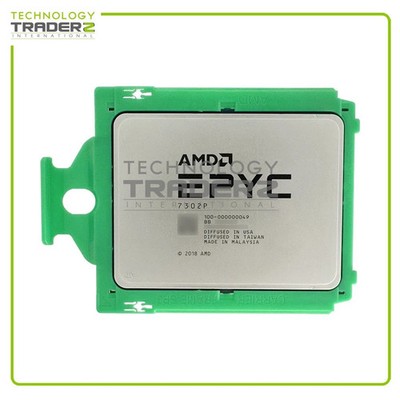 AMD EPYC 7302P 16-Core 3.00GHz 128MB 155W Processor 100-000000049 (DELL LOCKED)