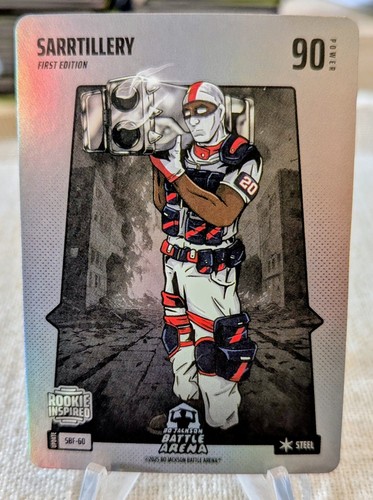 Bo Jackson Battle Arena Alpha Update SARRTILLERY #SBF60 Silver Battlerfoil RC