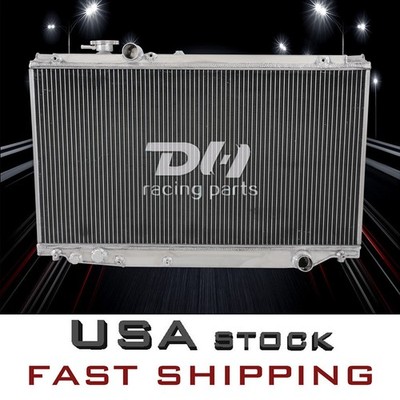 2-Reihig Aluminium Kühler Für 1993-1998 1997 Toyota Supra JZA80 2JZ-GTE Turbo MT