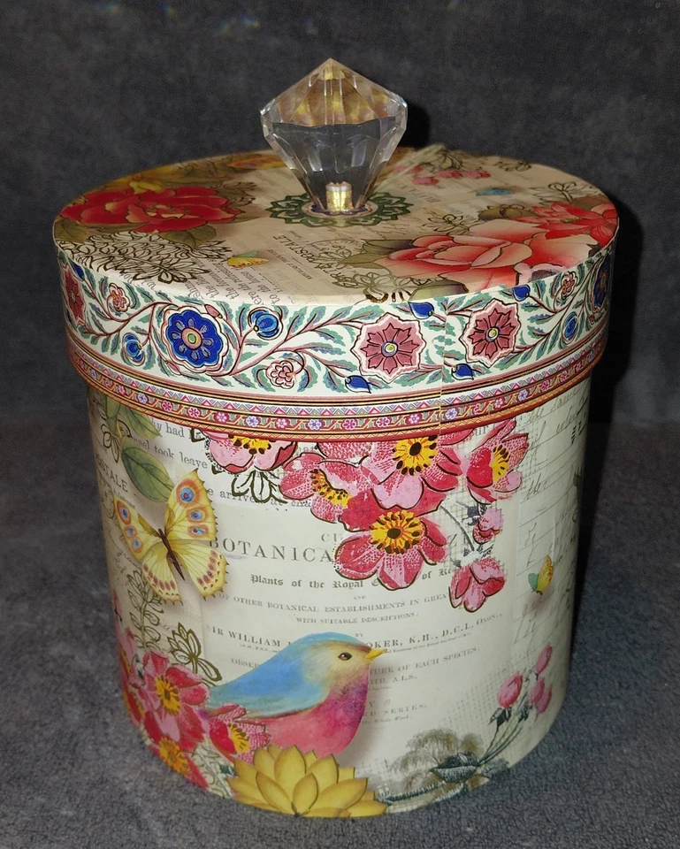 Pooch & Sweetheart Bath Tissue Holder Blue Bird Garden Box Punch Studio - Image 4 of 4
