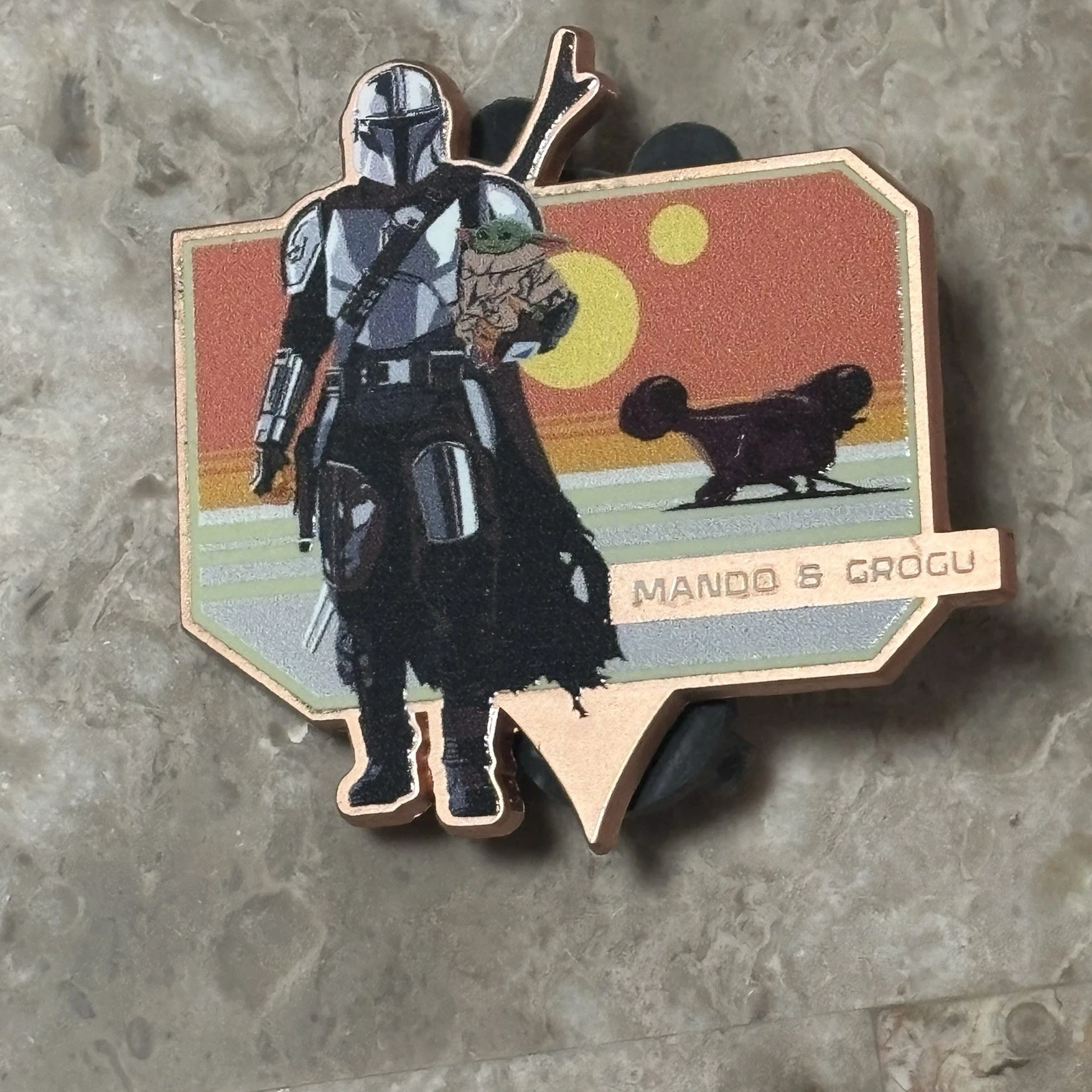 Disney Parks Star Wars The Mandalorian and Grogu Baby Yoda Pin Limited Release