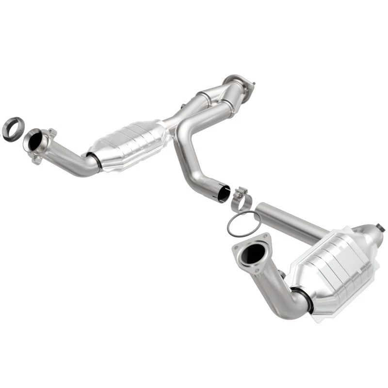 MagnaFlow 93419 Dual Conv Y-Pipe Assembly - Fits 02-06 Cadillac Escalade & - Image 2 of 4