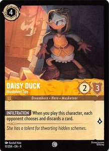 Daisy Duck Musketeer Spy 11/204 Fabled Disney Lorcana 019488