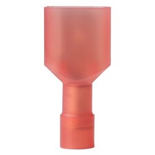 Ancor 221409 22-18 AWG Red Nylon Fully Insulated Male Disconnects, 100 Pieces