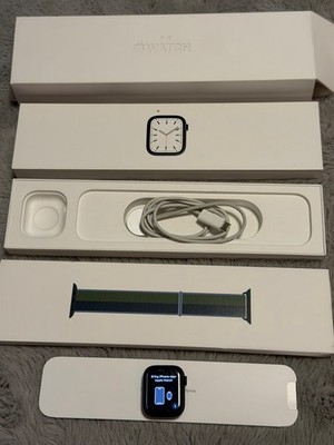 Apple Watch Series 7 41mm Aluminiumgehäuse  Mitternacht GPS + Cellular Armband