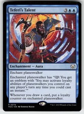 Teferi's Talent Commander: March of the Machine 74 R NM MTG